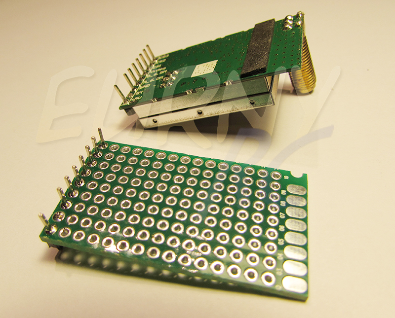 pins soldered